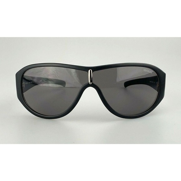 Coconuda Sunglasses mod. 4CN col. 1237 KL Black Gray Shield Italy Vintage NOS main image 5